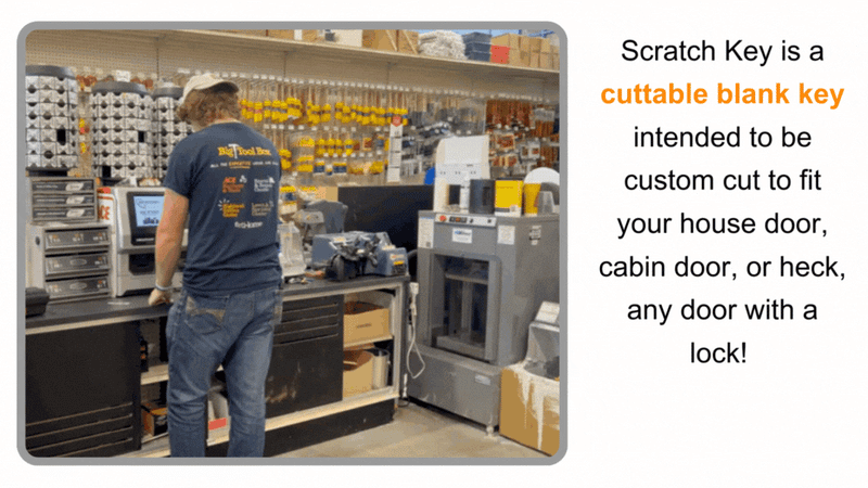 Load image into Gallery viewer, Sparky &amp; Scratch Key
