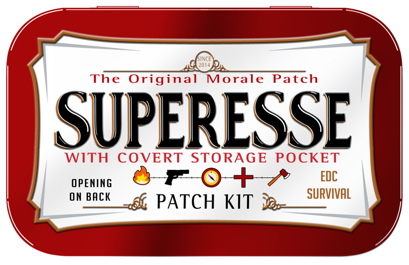 Load image into Gallery viewer, Storage Pocket Patch:  "Altoids" The Original Morale Patch by Superesse with Covert Storage Pocket
