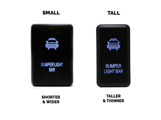 Small Style Toyota OEM Style "BUMPER LIGHT BAR" Switch