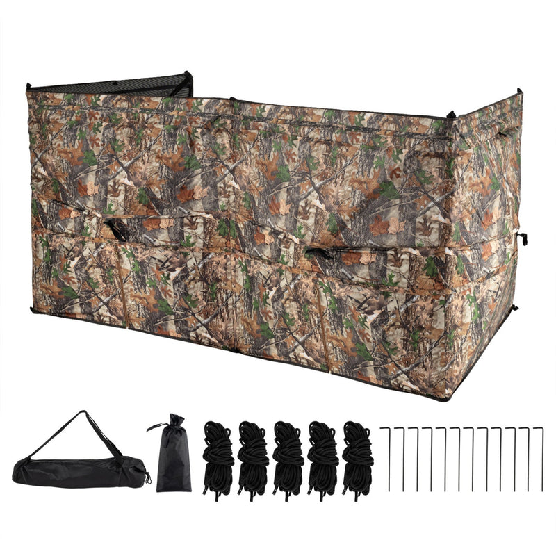 Load image into Gallery viewer, See-Through Hunting Blind Panel with Dog Door Pop up Waterflow Blind for 1-3 People
