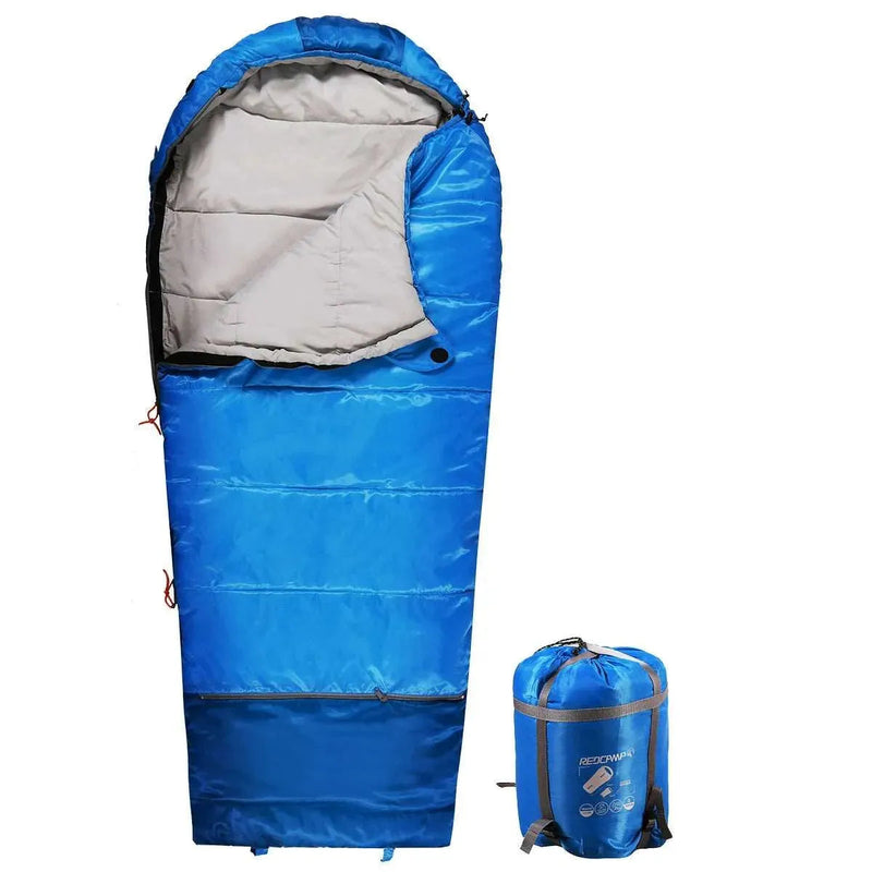 Load image into Gallery viewer, Mummy Kids Sleeping Bag for Camping,Blue Rose
