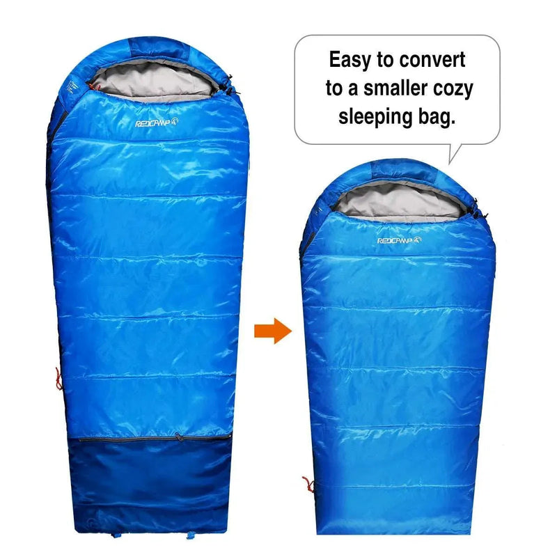 Load image into Gallery viewer, Mummy Kids Sleeping Bag for Camping,Blue Rose

