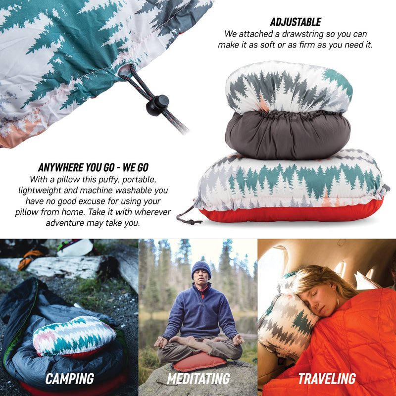 Load image into Gallery viewer, Puffy Adjustable Travel Pillow
