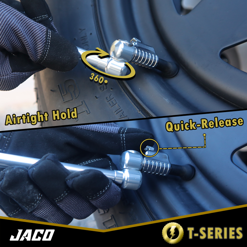 Load image into Gallery viewer, Lightning™ T-Series Tire Air Chuck | Open Flow, 1/4" F-NPT
