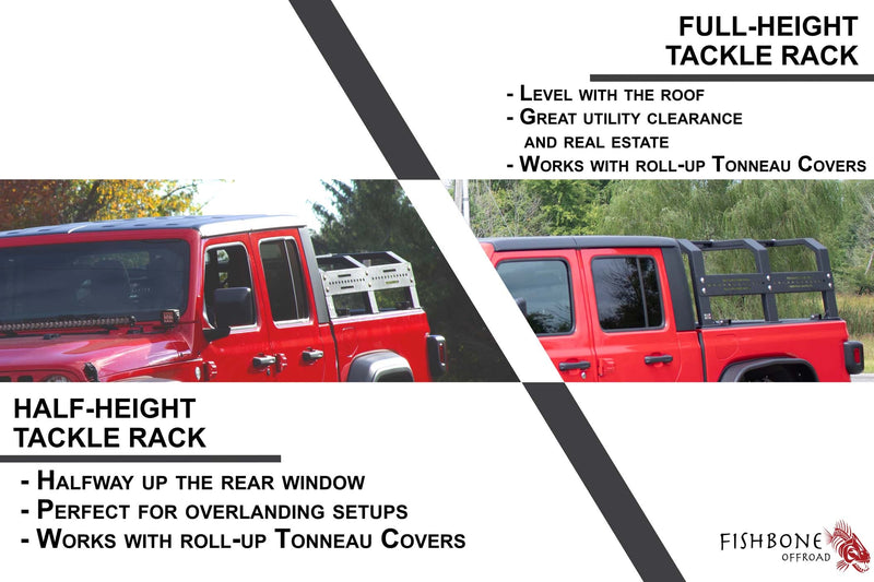 Load image into Gallery viewer, Fishbone Offroad Half Height Truck Bed Rack for 2020 &amp; Up Jeep Gladiator FB22150

