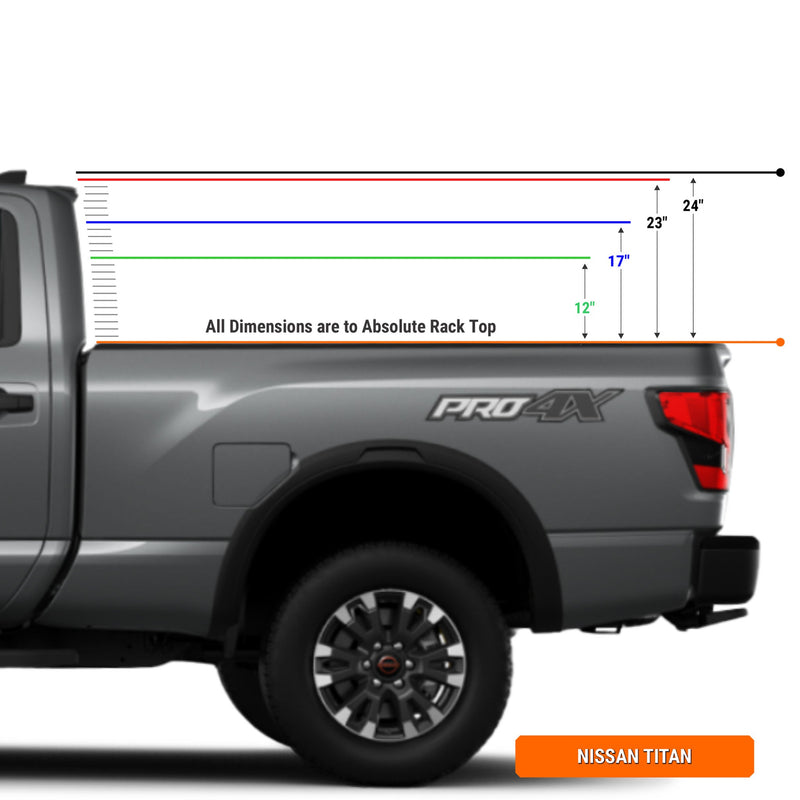 Load image into Gallery viewer, XTR1 Bed Rack for Retrax XR Cover - Nissan Titan
