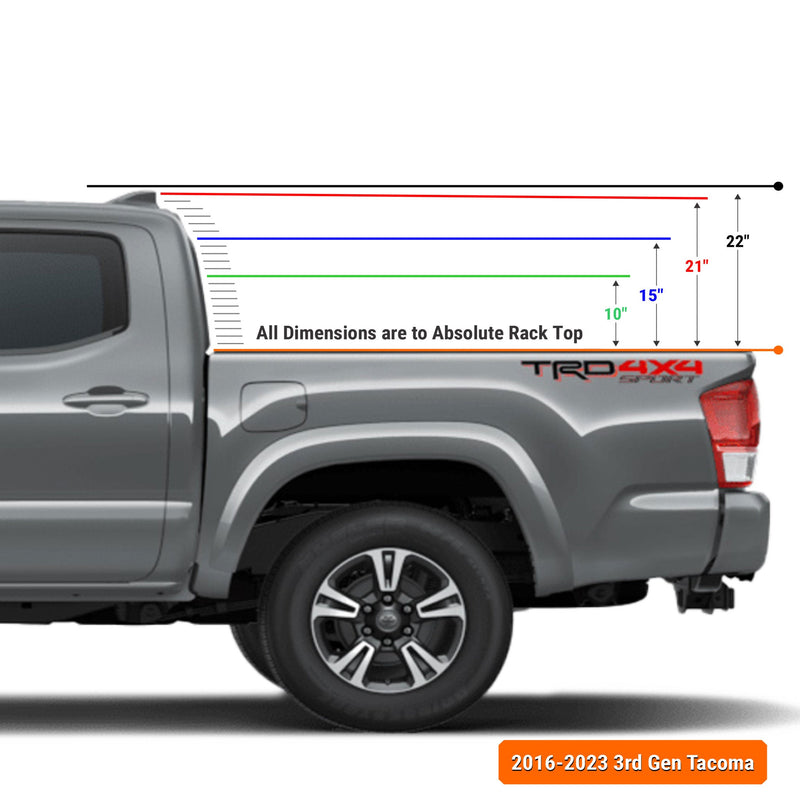 Load image into Gallery viewer, XTR1 Bed Rack for Toyota Tacoma
