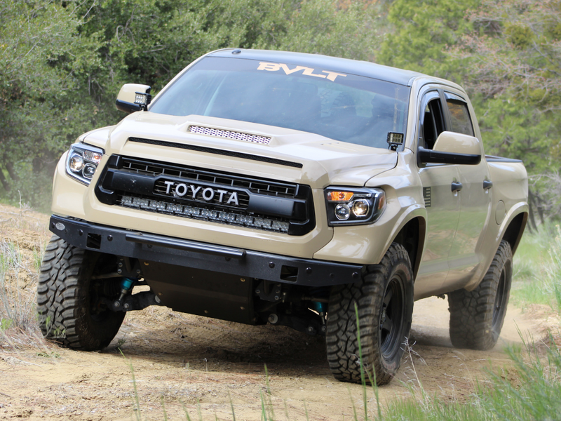 Load image into Gallery viewer, 42" Hidden Grille Curved LED Light Bar Mounting Brackets For 2014-2021 Toyota Tundra
