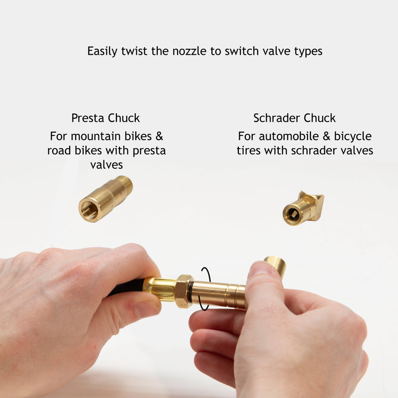 Load image into Gallery viewer, BikePro™ Presta Tire Pressure Gauge - 160 PSI | Presta &amp; Schrader (Hybrid/Road Bikes)
