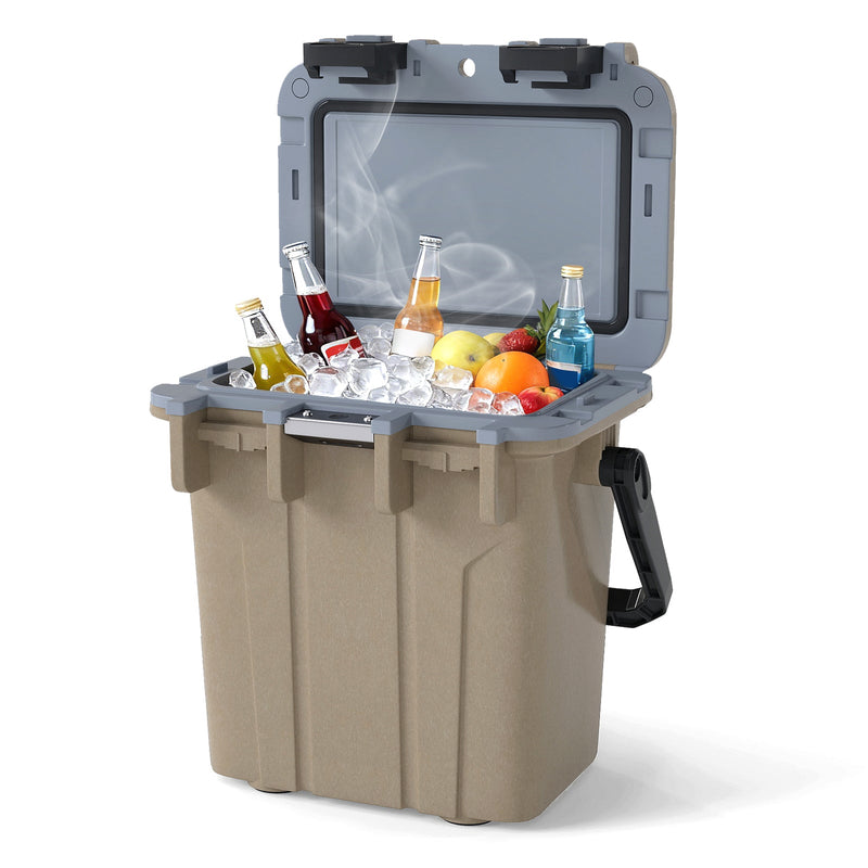 Load image into Gallery viewer, Ultra-Light Injection Molded Cooler 21 QT Hard Ice Chest
