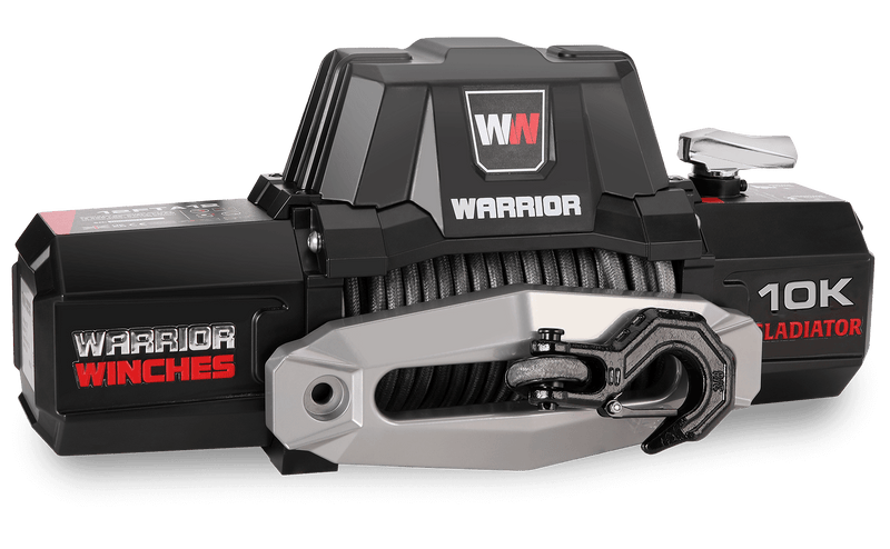 Load image into Gallery viewer, Gladiator F-Type 10,000lb 12v Electric Winch - Synthetic Rope
