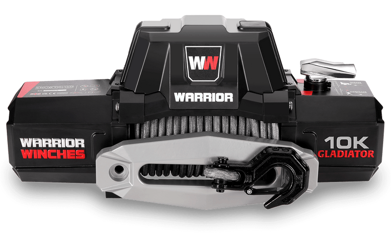 Load image into Gallery viewer, Gladiator F-Type 10,000lb 12v Electric Winch - Synthetic Rope
