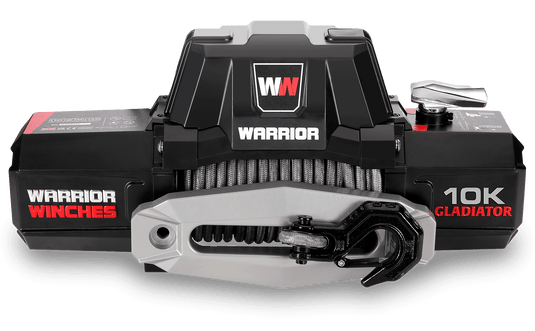 Gladiator F-Type 10,000lb 12v Electric Winch - Synthetic Rope