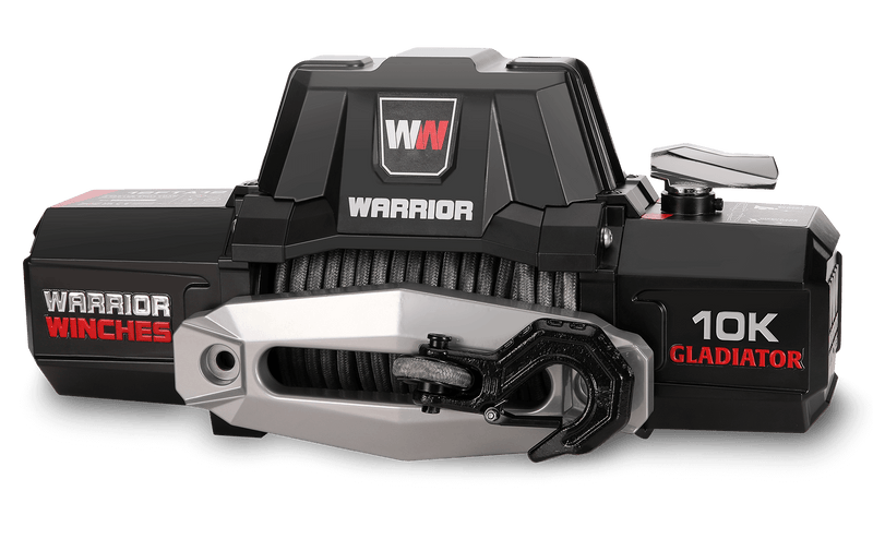 Load image into Gallery viewer, Gladiator F-Type 10,000lb 12v Electric Winch - Synthetic Rope

