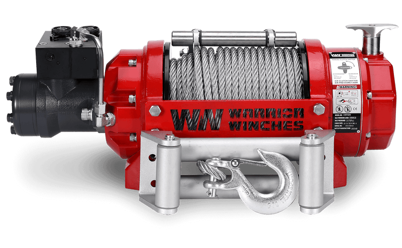 Load image into Gallery viewer, RV10 10,000lb (4.5 Ton) Industrial Hydraulic Winch - Steel Rope
