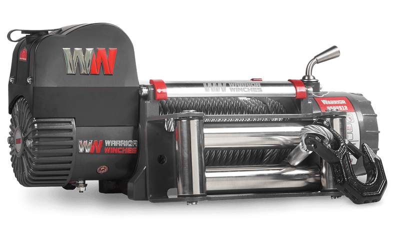 Load image into Gallery viewer, Samurai 12,500lb 12v Electric Winch - Steel Rope

