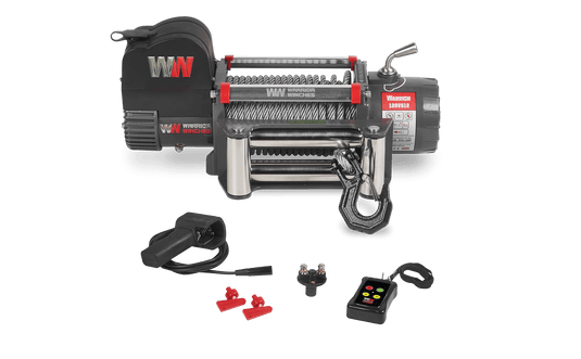 Samurai 12,500lb 12v Electric Winch - Steel Rope