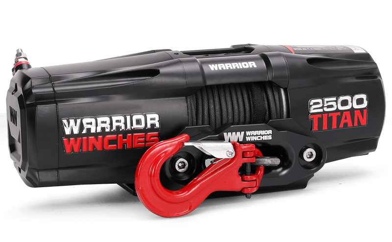 Load image into Gallery viewer, Titan 2,500lb 12v Electric Winch - Synthetic Rope

