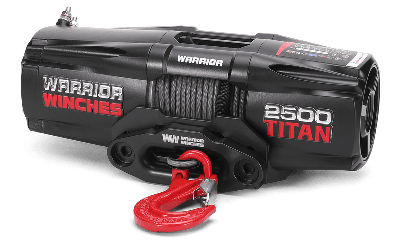 Load image into Gallery viewer, Titan 2,500lb 12v Electric Winch - Synthetic Rope
