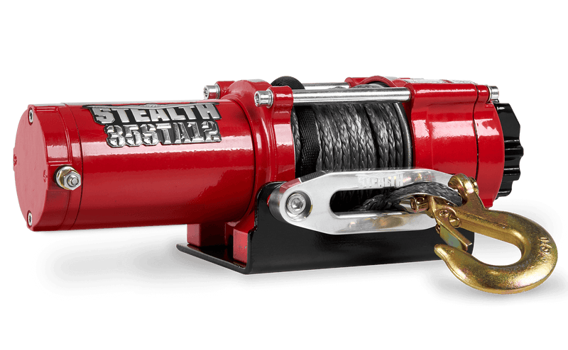 Load image into Gallery viewer, Stealth 3,500lb 12v Electric Winch - Synthetic Rope
