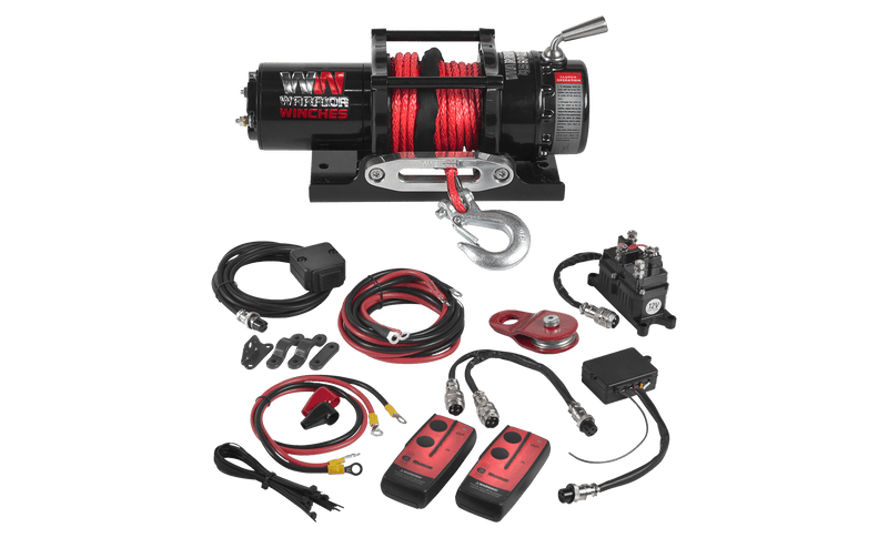 Load image into Gallery viewer, Ninja 4,500lb 12v Electric Winch - Synthetic Rope
