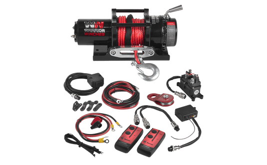 Ninja 4,500lb 12v Electric Winch - Synthetic Rope
