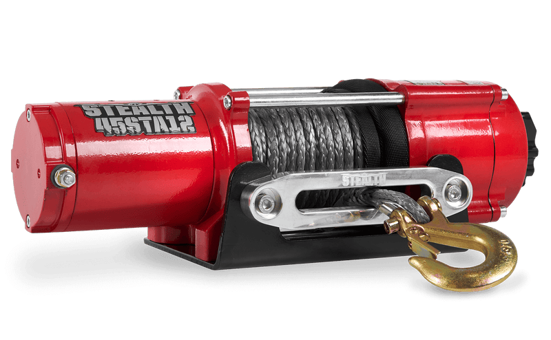 Load image into Gallery viewer, Stealth 4,500lb 12v Electric Winch - Synthetic Rope
