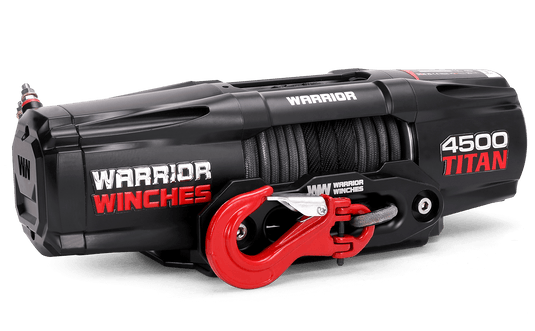 Titan 4,500lb 12v Electric Winch - Synthetic Rope
