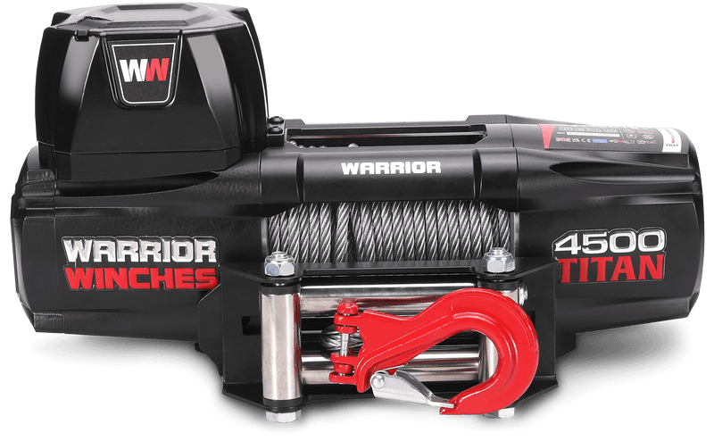 Load image into Gallery viewer, Titan 4,500lb 12v Electric Winch - Steel Rope
