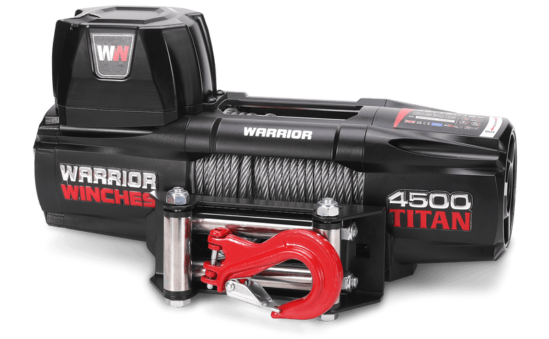 Load image into Gallery viewer, Titan 4,500lb 12v Electric Winch - Steel Rope
