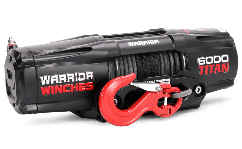 Load image into Gallery viewer, Titan 6,000lb 12v Electric Winch - Synthetic Rope
