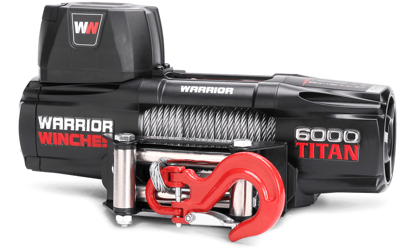 Load image into Gallery viewer, Titan 6,000lb 12v Electric Winch - Steel Rope
