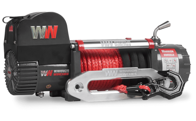 Load image into Gallery viewer, Samurai 8,000lb 12v Electric Winch - Synthetic Rope
