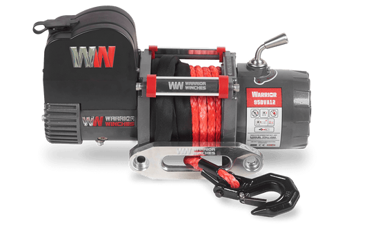 Samurai 9,500lb Short Drum 12v Electric Winch - Synthetic Rope