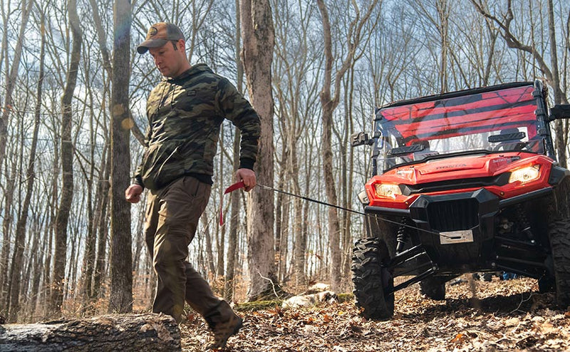 Load image into Gallery viewer, Stealth 3,500lb 12v Electric Winch - Synthetic Rope
