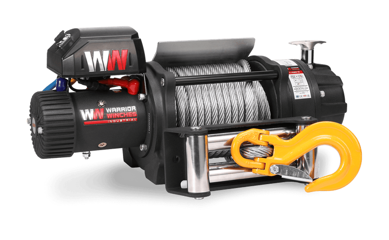 Load image into Gallery viewer, T1000 22,000lb Severe Duty 12v Electric Winch - Steel Rope
