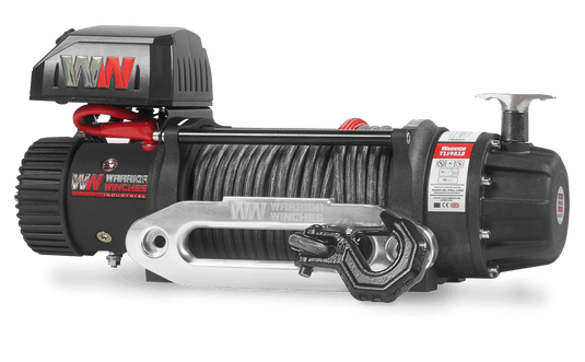 T1000 14,500lb Severe Duty 12v Electric Winch - Synthetic Rope