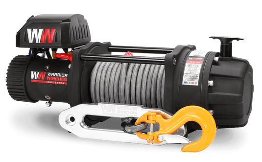 T1000 22,000lb Severe Duty 12v Electric Winch - Synthetic Rope