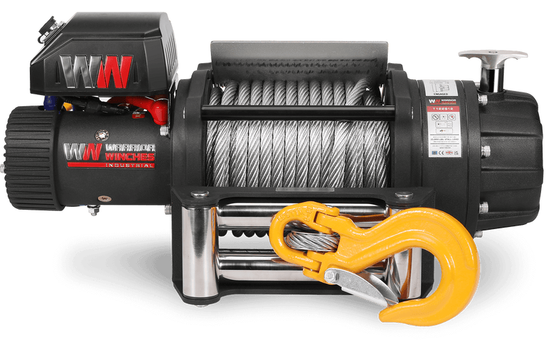 Load image into Gallery viewer, T1000 22,000lb Severe Duty 12v Electric Winch - Steel Rope
