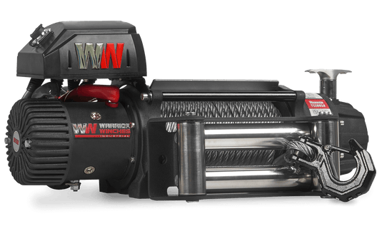 T1000 12,500lb Severe Duty 12v Electric Winch - Steel Rope