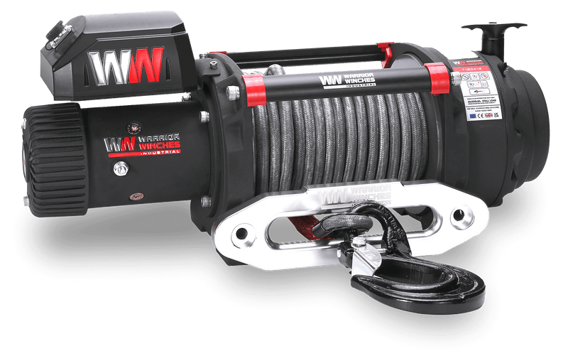 Load image into Gallery viewer, T1000 18,000lb Severe Duty 12v Electric Winch - Synthetic Rope
