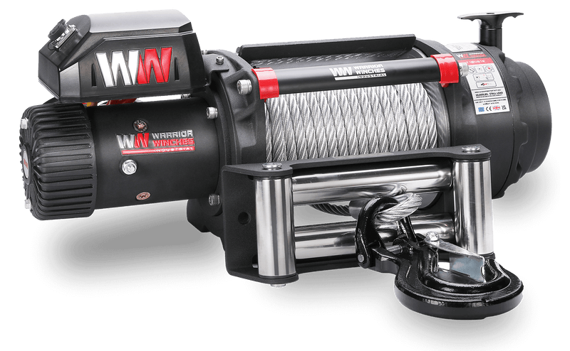 Load image into Gallery viewer, T1000 18,000lb Severe Duty 12v Electric Winch - Steel Rope
