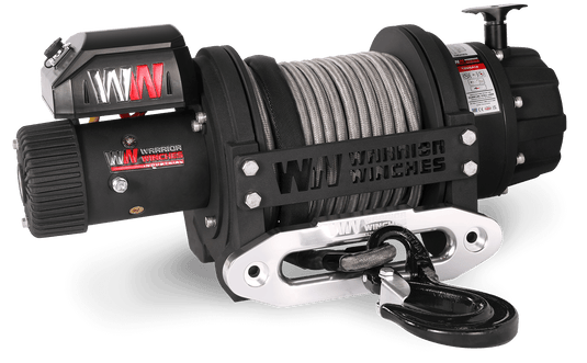 T1000 25,000lb Severe Duty 12v Electric Winch - Synthetic Rope
