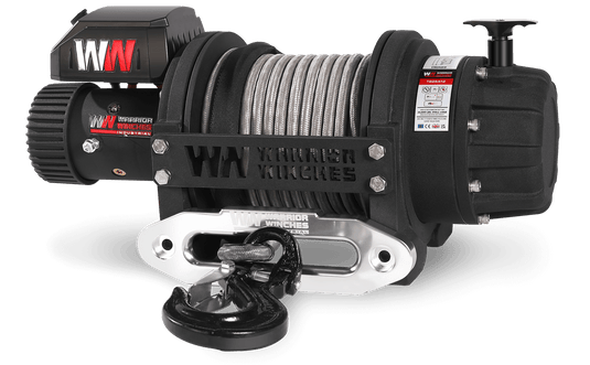 T1000 25,000lb Severe Duty 12v Electric Winch - Synthetic Rope