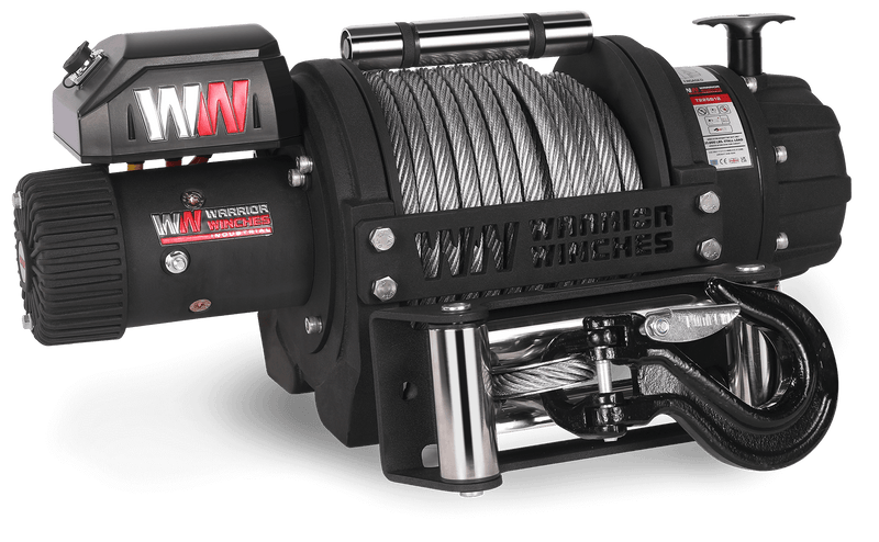 Load image into Gallery viewer, T1000 25,000lb Severe Duty 12v Electric Winch - Steel Rope
