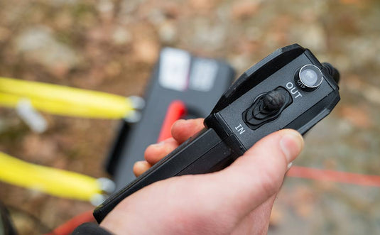 Trojan 4,000lb 12v Portable Utility Winch - Synthetic Rope