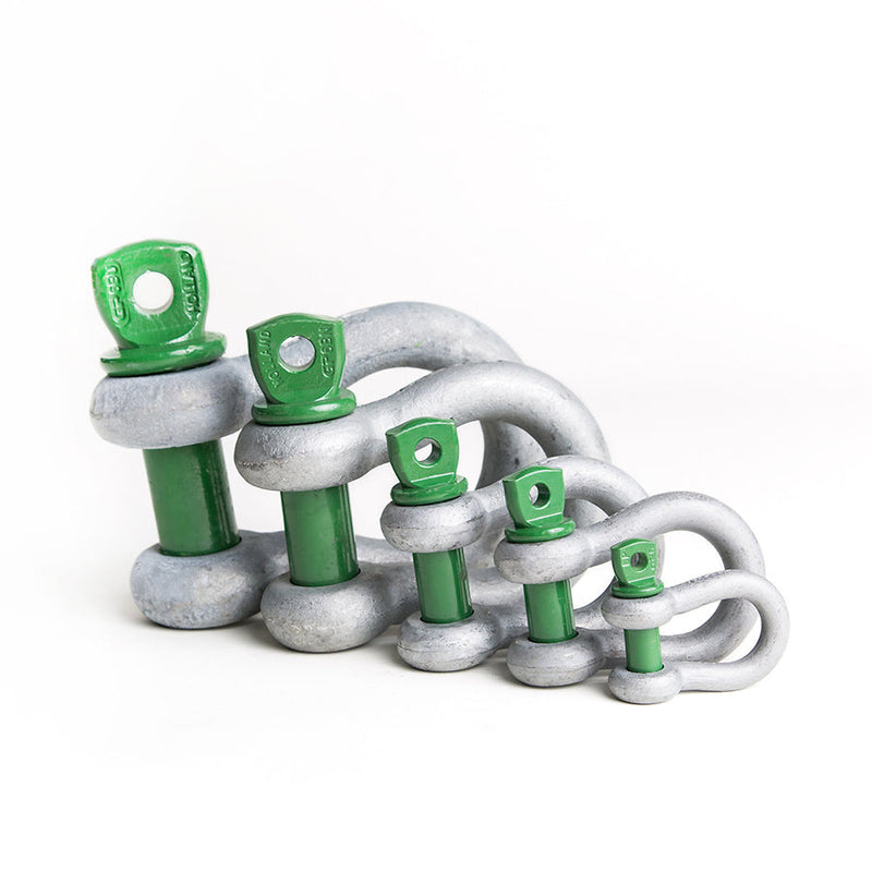 Load image into Gallery viewer, Yankum Ropes Green Pin Bow Shackle SC

