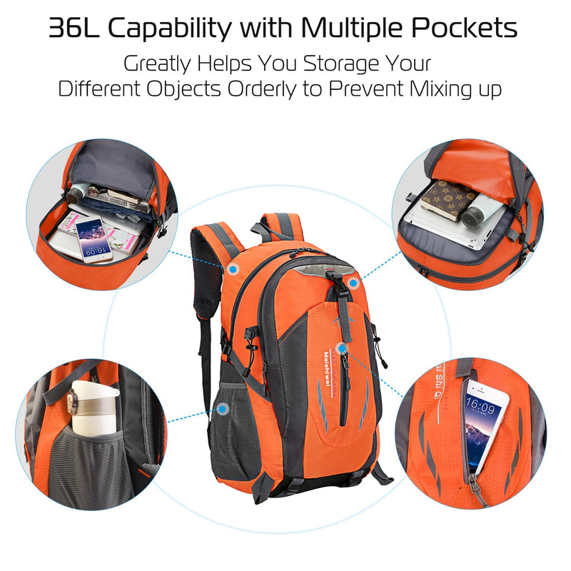 Load image into Gallery viewer, 36L Outdoor Backpack Waterproof Daypack Travel Knapsack

