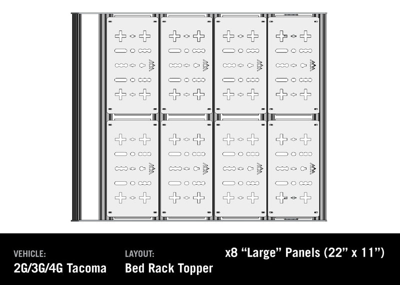 Load image into Gallery viewer, DRIFTR Roof Rack Deck Accessory Panels
