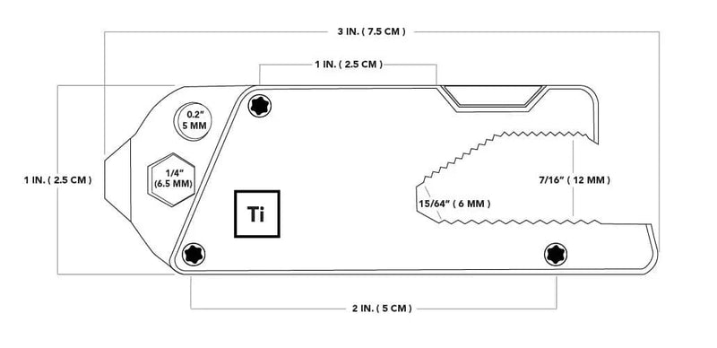 Load image into Gallery viewer, Big Idea Design Titanium Pocket Tool
